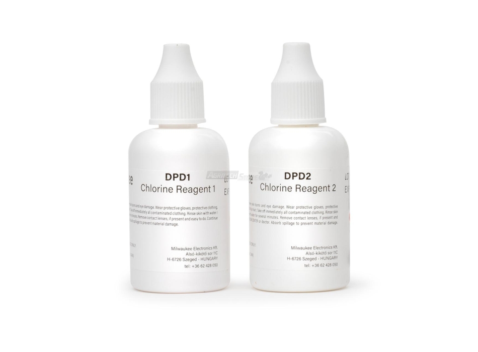 Réactifs liquides pour les tests de chlore libre, total et pH Agritech Store