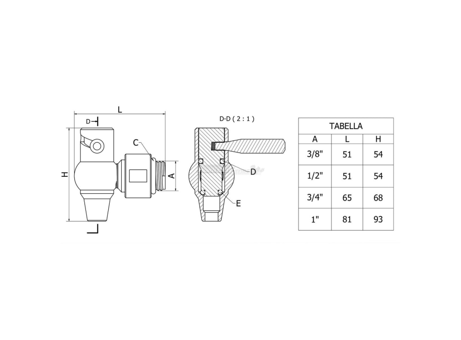 Inox Drip robinet 1/2 '' Agritech Store