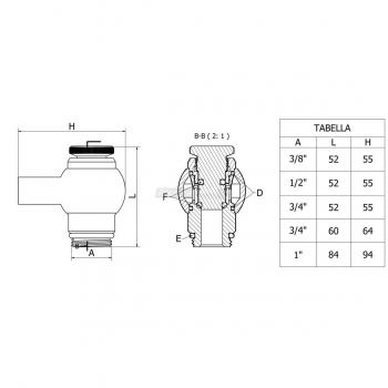 Inox Drip robinet 1/2 '' Agritech Store