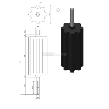 Rouleau égrappoir Corvina|Rossignola Agritech Store
