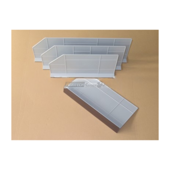 Séparateurs magnétiques pour étagères 30 × H 15 cm Agritech Store