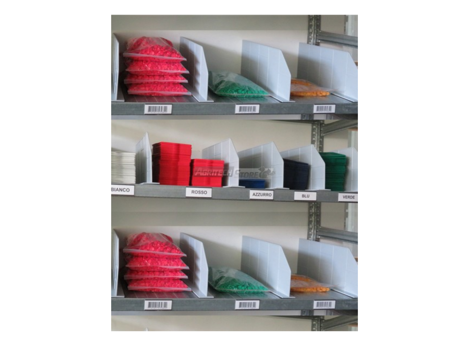 Séparateurs magnétiques pour étagères 30 × H 15 cm Agritech Store