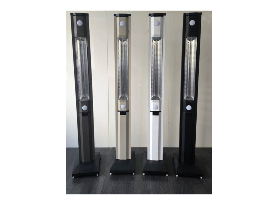 Chauffage infrarouge Skyline – 1880 W | Extérieur avec roulettes et télécommande Agritech Store