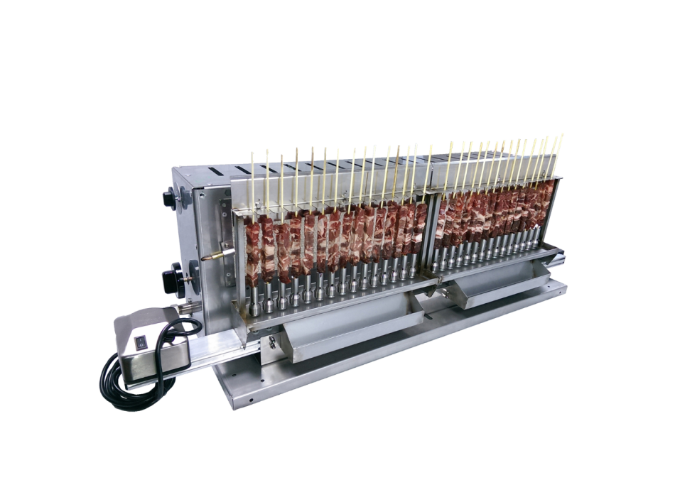 Tecnoroast TGP-30 Single Gas Pro – Gril à gaz automatique professionnel pour 30 arrosticini Agritech Store