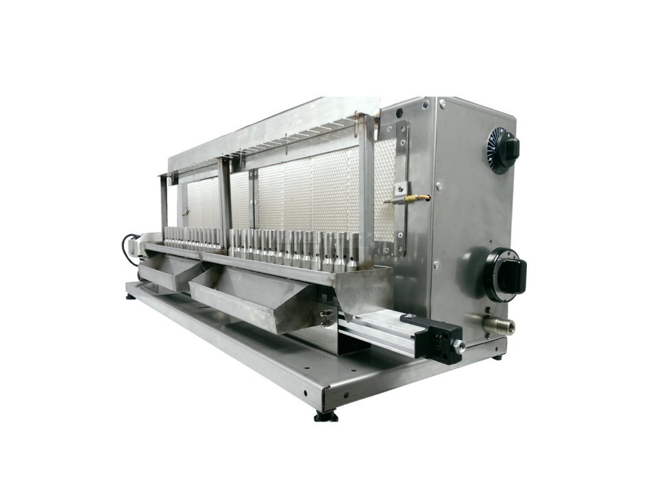 Tecnoroast TGP-30 Single Gas Pro – Gril à gaz automatique professionnel pour 30 arrosticini Agritech Store