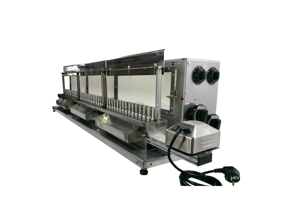 Tecnoroast TGP-45 Single Gas Pro – Barbecue à gaz automatique professionnel pour 45 arrosticini Agritech Store