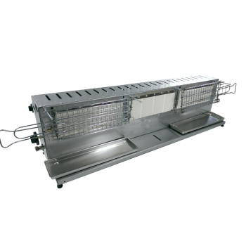 Tecnoroast TGP-45 Single Gas Pro – Barbecue à gaz automatique professionnel pour 45 arrosticini Agritech Store