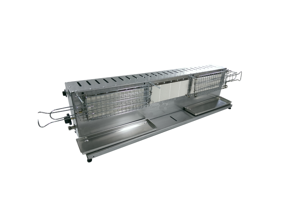 Tecnoroast TGP-45 Single Gas Pro – Barbecue à gaz automatique professionnel pour 45 arrosticini Agritech Store