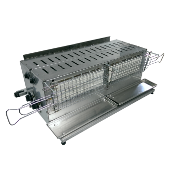 Tecnoroast TGPD-60 Double Gas Pro – Grill à gaz automatique professionnel pour 60 arrosticini Agritech Store