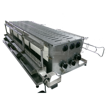 Tecnoroast TGPD-90 Double Gas Pro – Grill à gaz automatique professionnel pour 90 arrosticini Agritech Store
