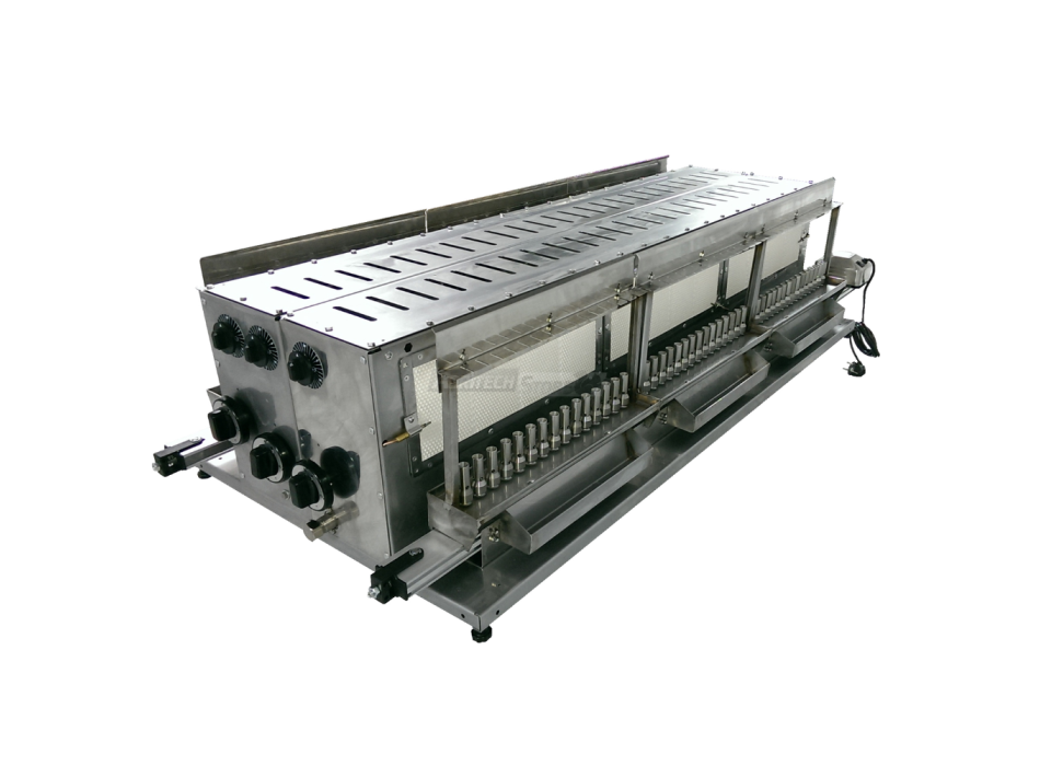 Tecnoroast TGPD-90 Double Gas Pro – Grill à gaz automatique professionnel pour 90 arrosticini Agritech Store
