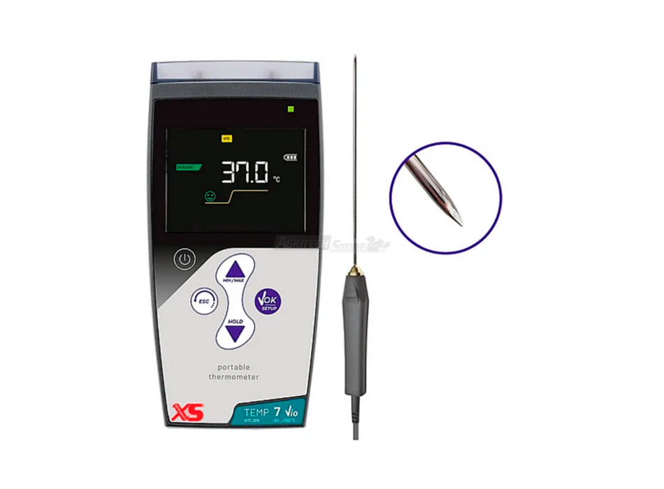 Thermomètre numérique XS TEMP 7 NTC Vio avec sonde de pénétration NT7P Agritech Store