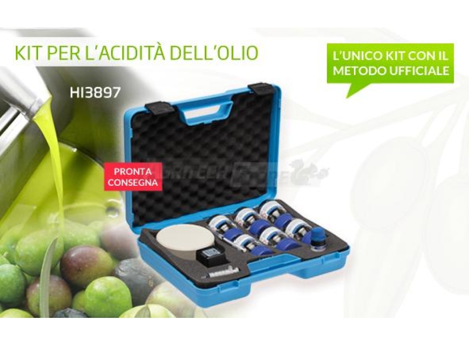 Kit de test d'acidité pour huile d'olive extra vierge HI3873 Agritech Store
