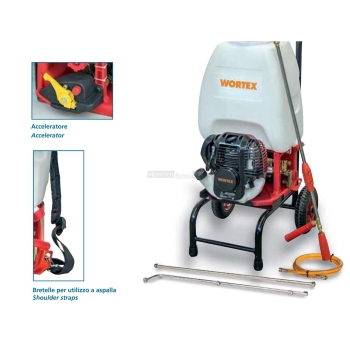 Chariot de pulvérisation et de désherbage 25 litres, moteur 4 temps Agritech Store