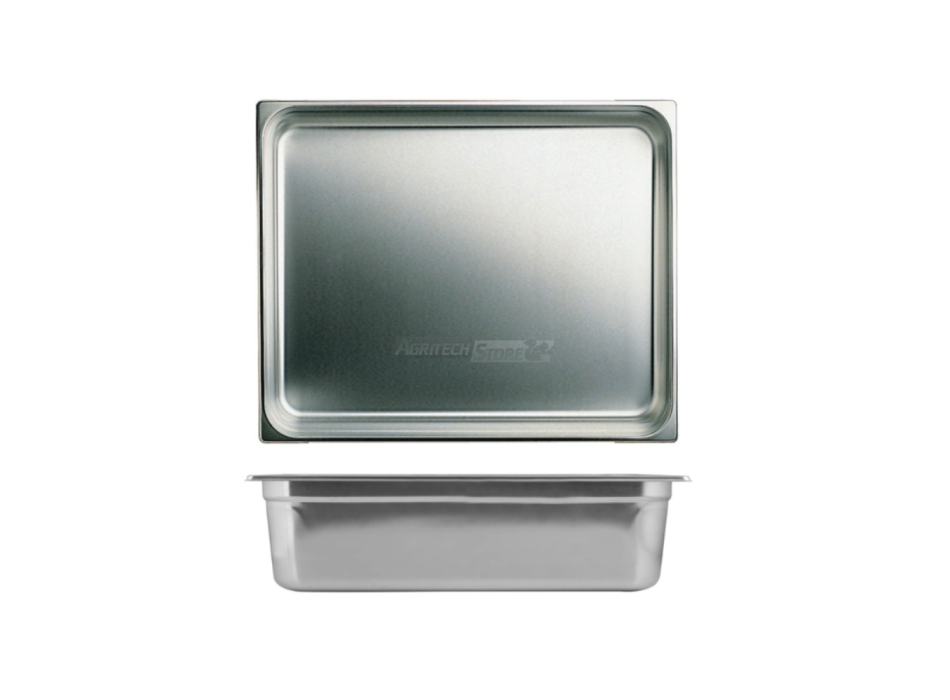 Cuve inox Gastronorme GN2/1 h10cm Agritech Store