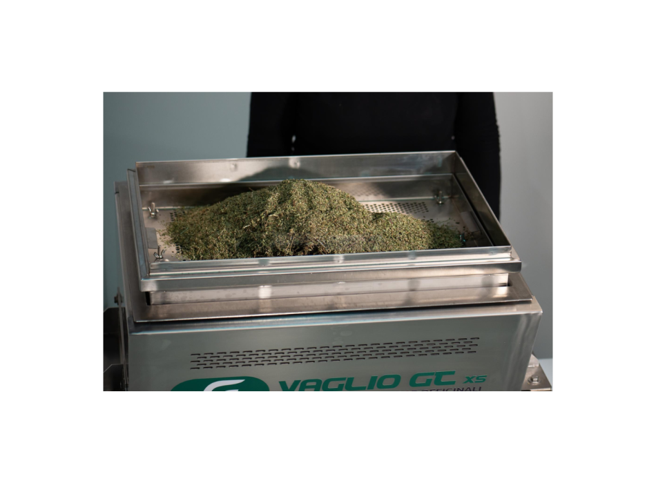 Tamis vibrant compact GT XS pour tamiser les herbes et les épices - Todaro Agritech Store