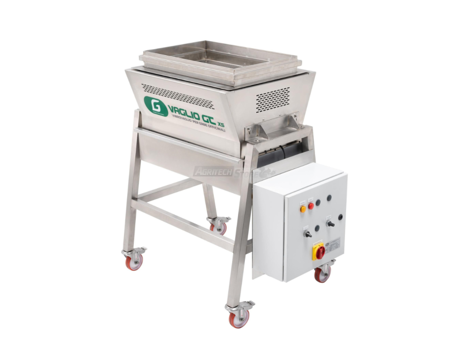 Tamis vibrant compact GT XS pour tamiser les herbes et les épices - Todaro Agritech Store